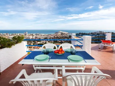 Appartement Karina à Peñiscola, vue mer panoramique et terrasse : photo 2