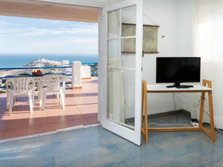 Appartement Karina à Peñiscola, vue mer panoramique et terrasse : photo 10