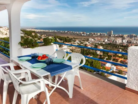 Appartement Karina à Peñiscola, vue mer panoramique et terrasse : photo 15