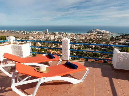 Appartement Karina à Peñiscola, vue mer panoramique et terrasse : photo 17