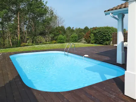 Maison 8 personnes à Moliets, jardin privé et piscine : photo 2