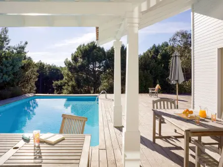 Maison 8 personnes à Moliets, jardin privé et piscine : photo 3