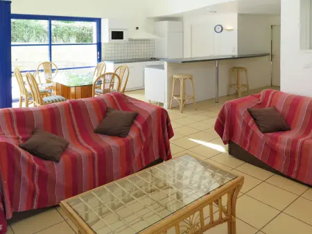 Maison 8 personnes à Moliets, jardin privé et piscine : photo 6