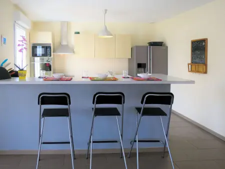 Villa Nael à Montalivet avec piscine chauffée et terrain clôturé : photo 7