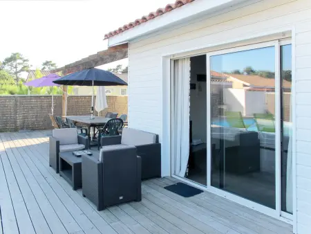 Villa Nael à Montalivet avec piscine chauffée et terrain clôturé : photo 13