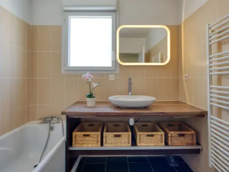 Villa Nael à Montalivet avec piscine chauffée et terrain clôturé : photo 21