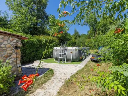Maison Paolici à Labin : piscine privée et terrain : photo 6