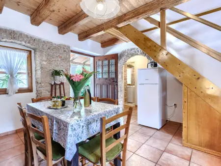 Maison Paolici à Labin : piscine privée et terrain : photo 24