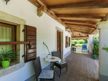 Maison Paolici à Labin : piscine privée et terrain : photo 35