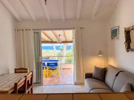 Bungalow Fium del Cavu à Pinarellu, vue mer et terrasse : photo 4