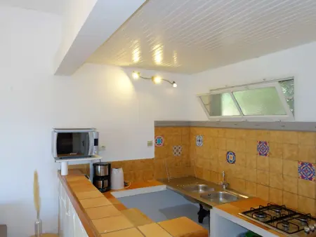 Bungalow Fium del Cavu à Pinarellu, vue mer et terrasse : photo 6