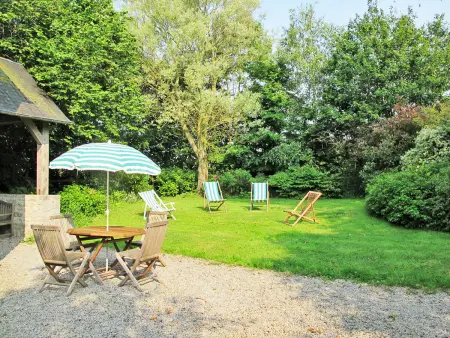 Ferme La Bedelle, Sainte-Marie-du-Mont, terrasse couverte : photo 2