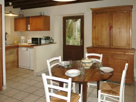 Ferme La Bedelle, Sainte-Marie-du-Mont, terrasse couverte : photo 6