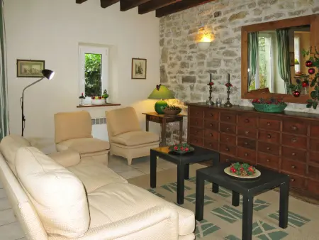 Ferme La Bedelle, Sainte-Marie-du-Mont, terrasse couverte : photo 7