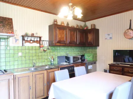 Maison rustique à Saint-Léonard, vue sur la baie et jardin : photo 9
