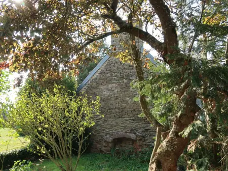 Maison rustique à Saint-Léonard, vue sur la baie et jardin : photo 15