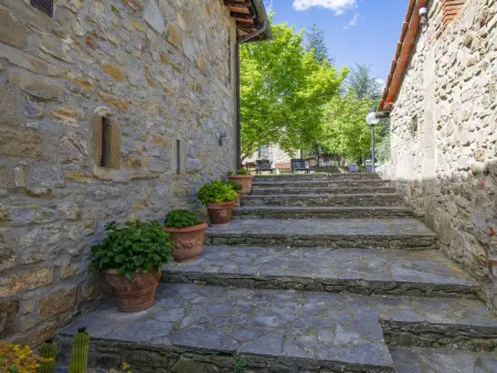 Ferme Il Casellino à Loro Ciuffenna, vue panoramique et piscine : photo 21
