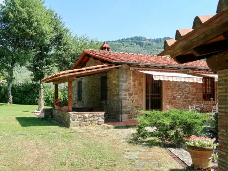 Maison La Fornace à Loro Ciuffenna, jardin et piscine partagée : photo 20