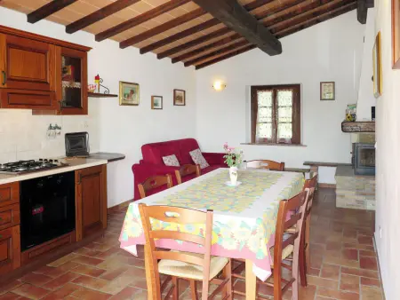 Maison Il Campo à Casale Marittimo, terrasse et terrain privé : photo 4