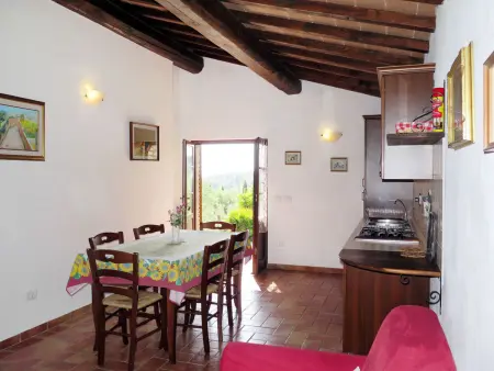 Maison Il Campo à Casale Marittimo, terrasse et terrain privé : photo 5