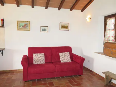 Maison Il Campo à Casale Marittimo, terrasse et terrain privé : photo 9
