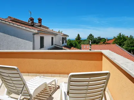 Maison 120 m² à Kaštelir, jardin clôturé et barbecue : photo 6