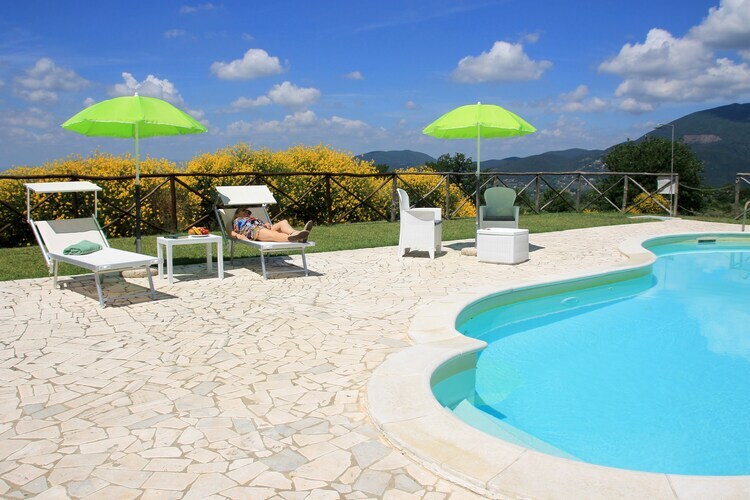 Azzurro, Ferme à Casperia avec piscine et vue - Photo 24
