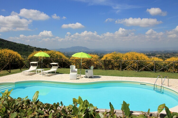 Azzurro, Ferme à Casperia avec piscine et vue - Photo 26