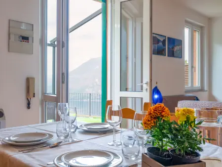 Maison jumelée Ronco à Varenna, 50 m², vue panoramique sur le lac : photo 6