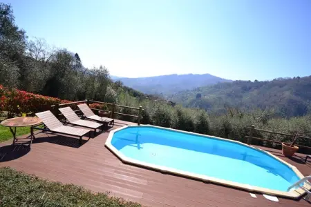 Brama Sole – Maison 6 pers. vue vallée et piscine : photo 7