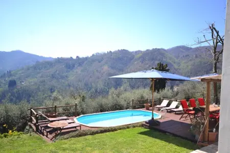 Brama Sole – Maison 6 pers. vue vallée et piscine : photo 8