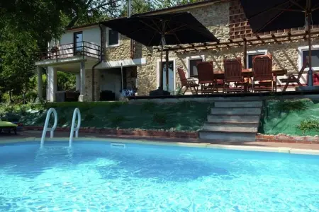Brama Sole – Maison 6 pers. vue vallée et piscine : photo 9
