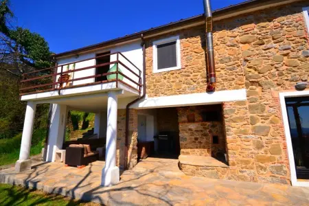 Brama Sole – Maison 6 pers. vue vallée et piscine : photo 28