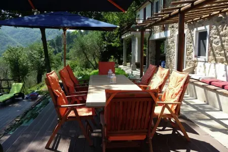 Brama Sole – Maison 6 pers. vue vallée et piscine : photo 29