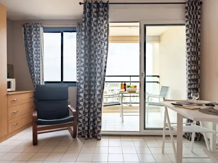 Studio vue mer 9ème étage à Canet-Plage : photo 9