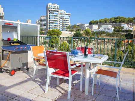 Appartement à Calpe, grande terrasse et vue latérale sur la mer : photo 2