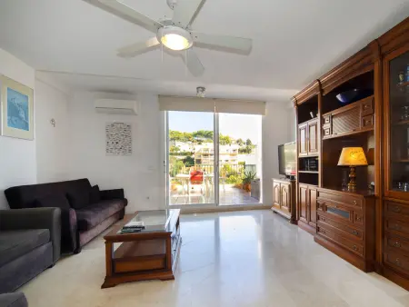 Appartement à Calpe, grande terrasse et vue latérale sur la mer : photo 6