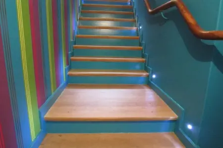 The Rainbow House, Luxueuse maison de vacances campagne avec piscine - Photo 15