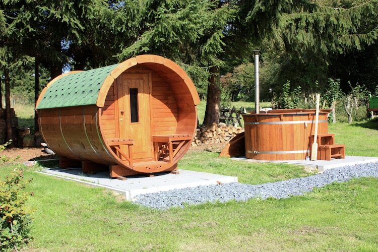 Maison Chez Beau à Gouvy, sauna et spa nordique - Photo 26