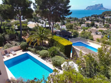 Maison Lisa à Moraira : piscine privée et vue sur la mer : photo 24