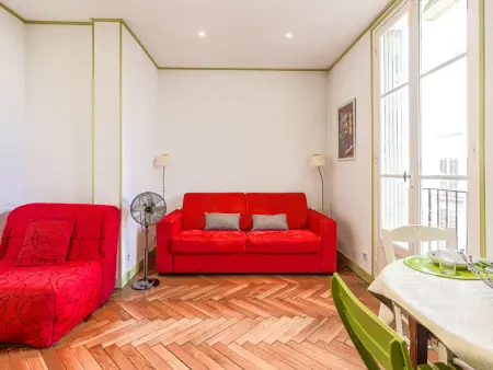 Appartement avec balcon sud au centre de Nice, près de la mer : photo 2