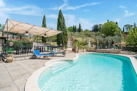 Gavaccia, Villa à Monterotondo avec Piscine & Vue Tibre - Photo 7