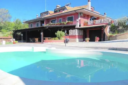 Gavaccia, Villa à Monterotondo avec Piscine & Vue Tibre - Photo 38