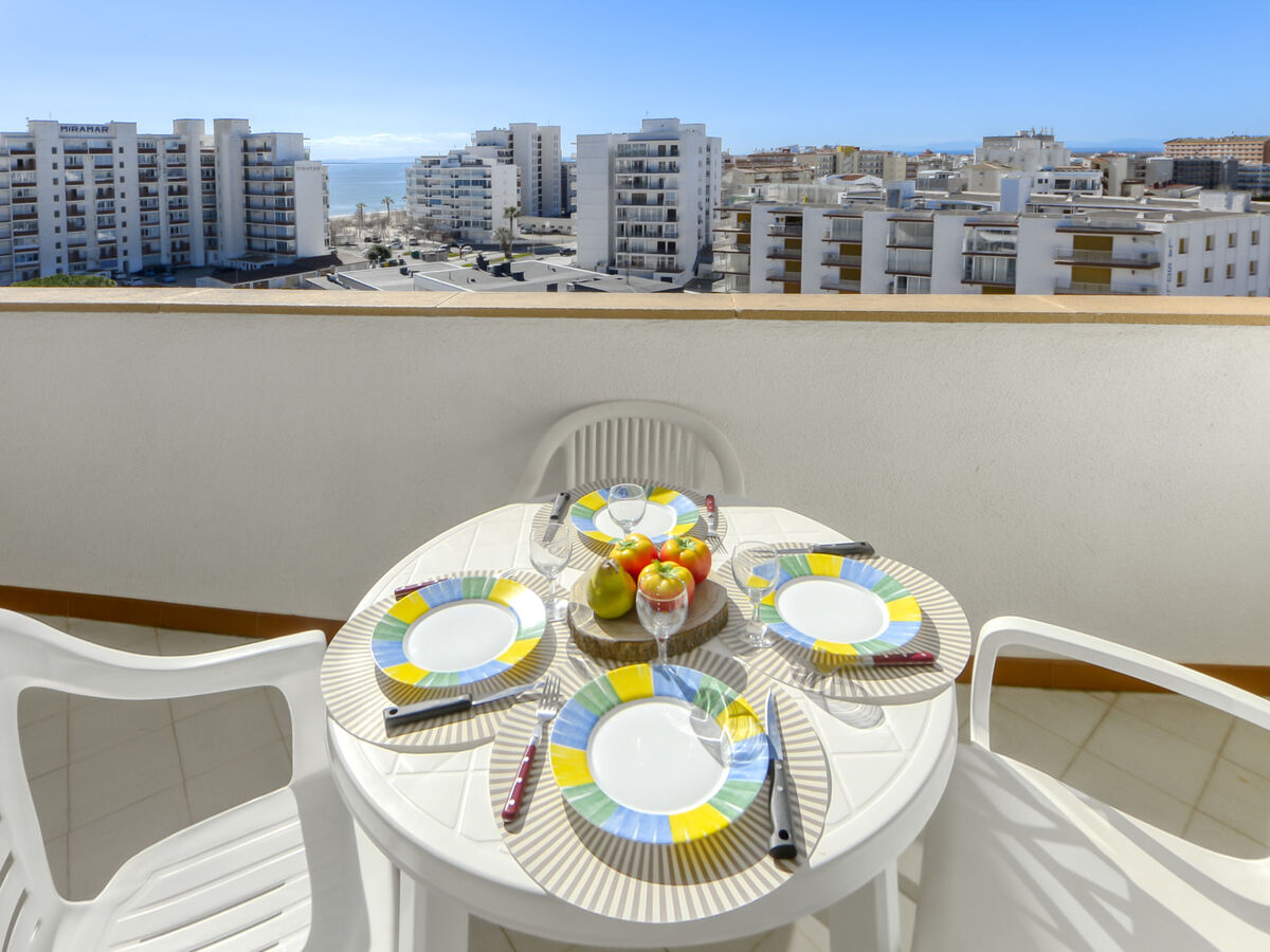 Appartement Ahinoa à Roses, balcon vue mer et montagnes - Photo 2