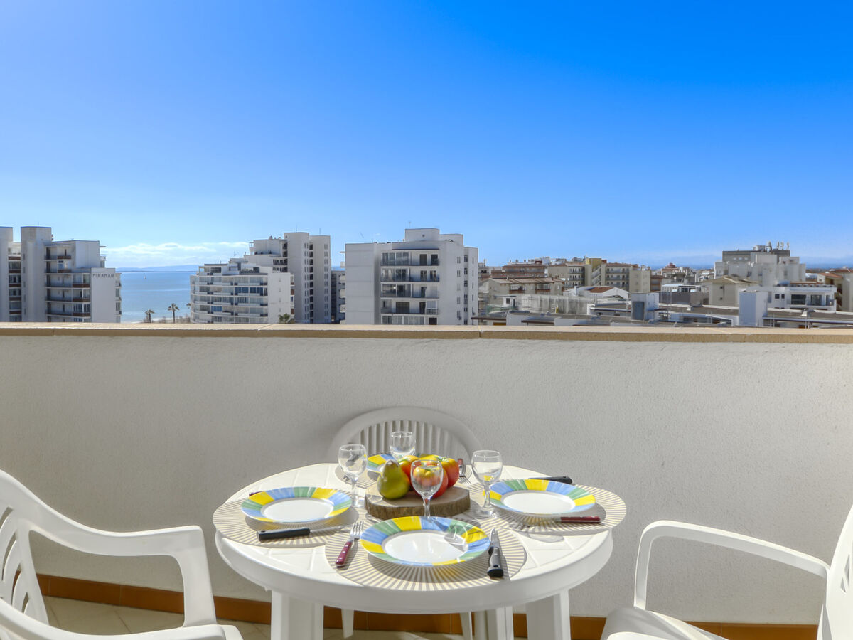 Appartement Ahinoa à Roses, balcon vue mer et montagnes - Photo 16