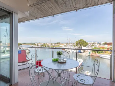 Cap Mestral - Apt 4 pers., balcon vue canal à Roses : photo 2