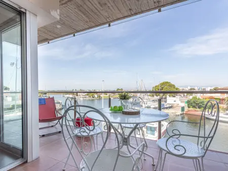 Cap Mestral - Apt 4 pers., balcon vue canal à Roses : photo 18
