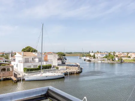 Cap Mestral - Apt 4 pers., balcon vue canal à Roses : photo 21