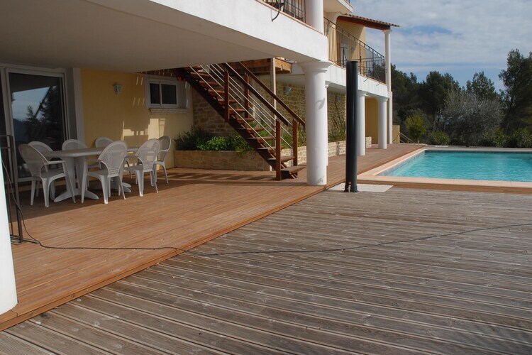 Villa d'Eden à Bagnols en Forêt, piscine débordement - Photo 41