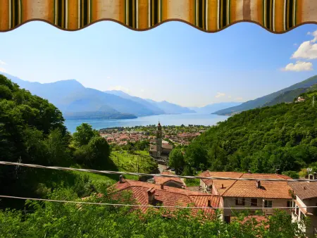 Maison Ezio à Gravedona, vue panoramique lac - Photo 2